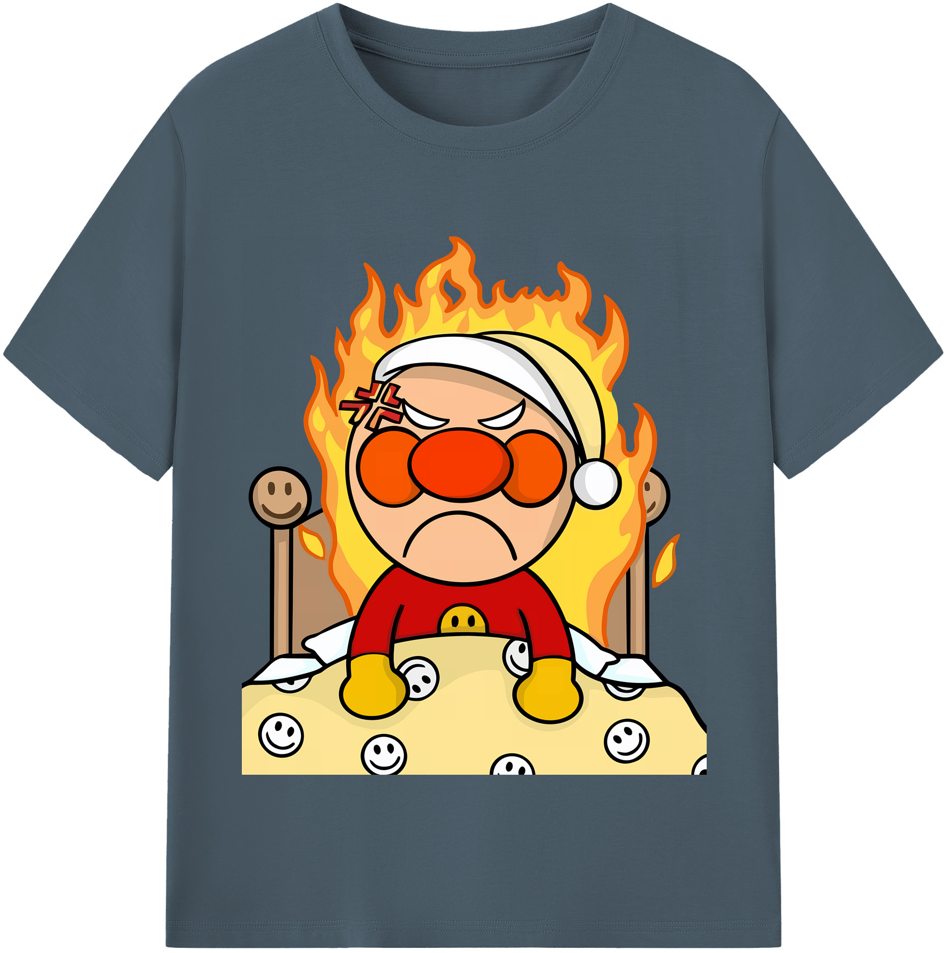 （画像用） アンパンマン Anpanman 綿100％半袖Tシャツ（フロントプリント）